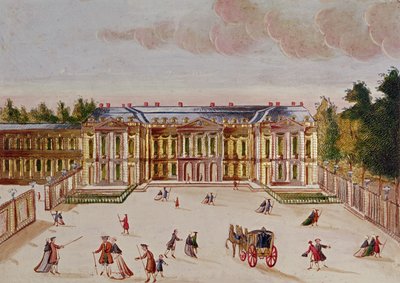 The Chateau de Choisy, courtyard side by Chevalier